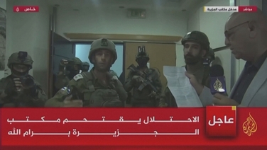 Israeli forces raid Al Jazeera bureau in West Bank with closure order