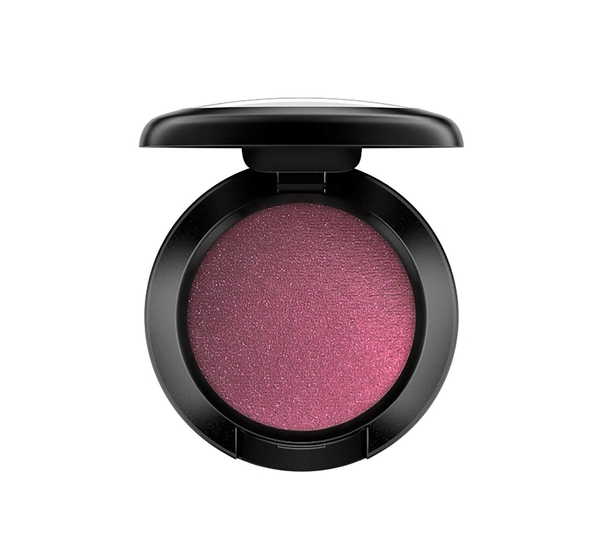 Cranberry coloured metallic eye shadow
