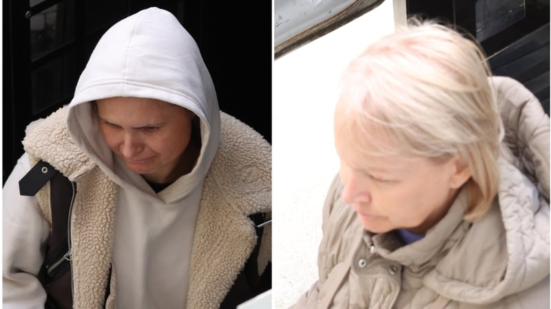 Svethana Bahtajeva (L) and Jelena Idele (R) appeared before Blanchardstown District Court
