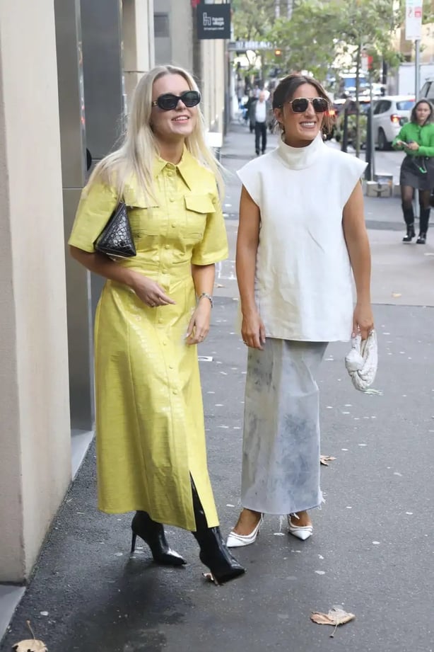 Monochromatic yellow looks have been spotted on the streets of London, Paris and Milan (Alamy/PA)