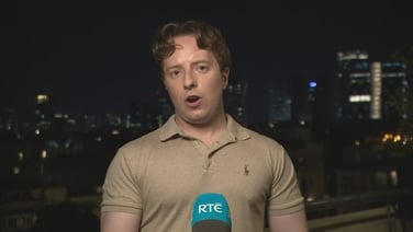 RTÉ News' Deputy Foreign Editor Edmund Heaphy reports live from Tel Aviv