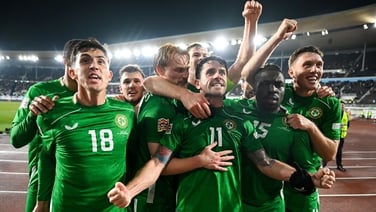 Robbie Brady wins it for Ireland in Helsinki