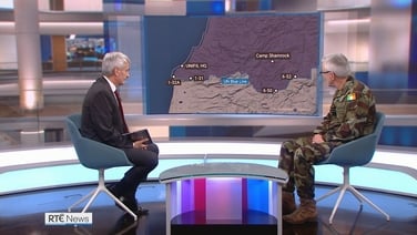 RTÉ Six One News interview with Lieutenant General Sean Clancy, Chief of Staff of the Irish Defence Forces
