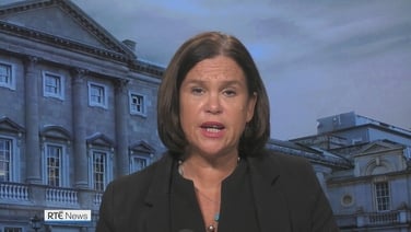 Sinn Féin leader defends party's internal disciplinary procedures on RTÉ Six One News