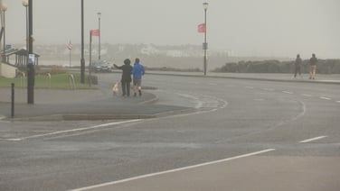 Storm Ashley hits Salthill Co Galway