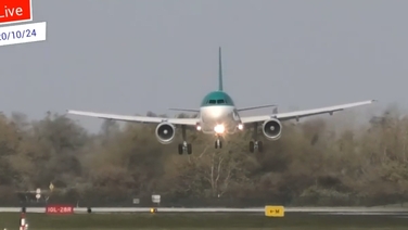 Flights struggle to land at Dublin Airport