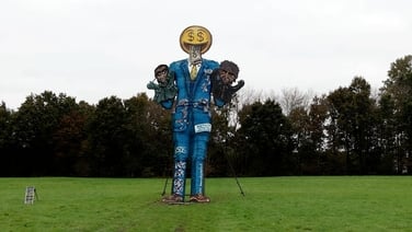 Ticketmaster to go up in flames as UK bonfire effigy