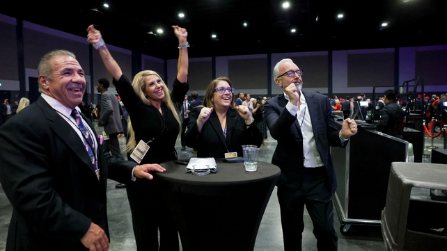 In areas like West Palm Beach and Michigan, Trump supporters were jubilant, believing the election was heading in his favour.