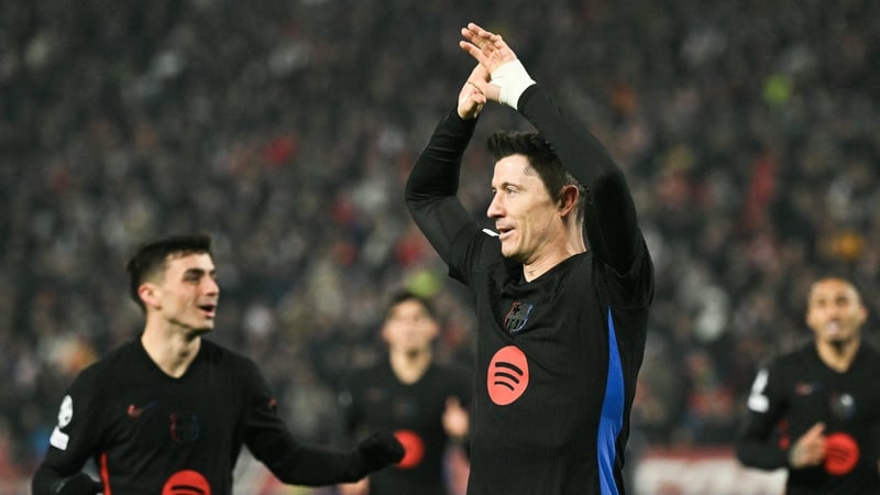 CL wrap: Lewandowski brace helps Barca past Red Star