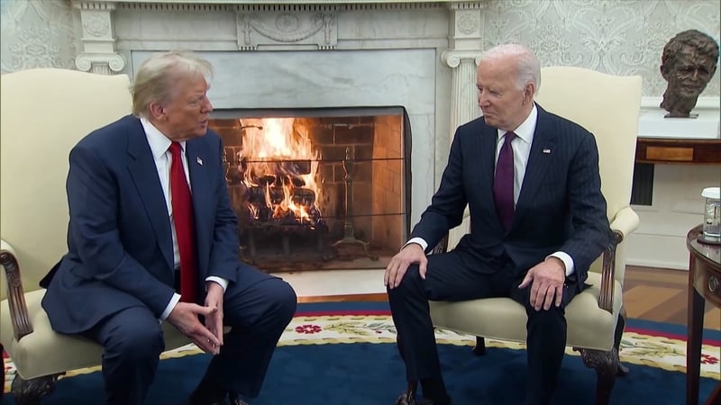 Trump, Biden discuss Middle East in White House meeting