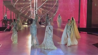 Celine Dion performs at fashion show in Saudi Arabia