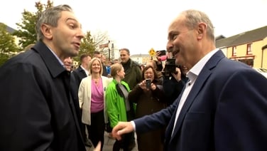 Chance encounter as Harris and Martin bump into each other in Kerry