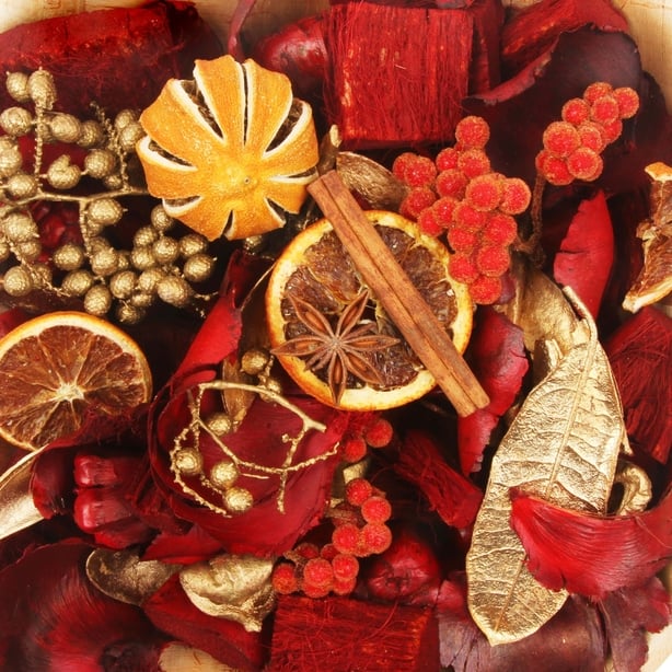 Natural Christmas decorations (Alamy/PA)