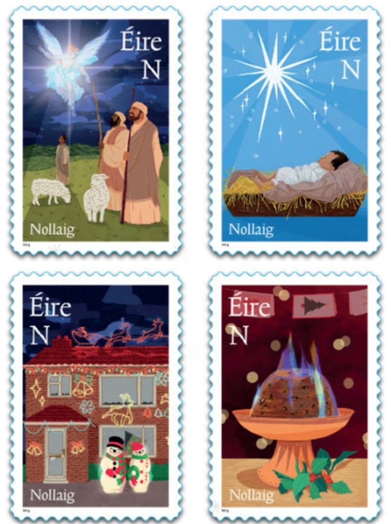 Designing and Illustrating the An Post Christmas Stamps