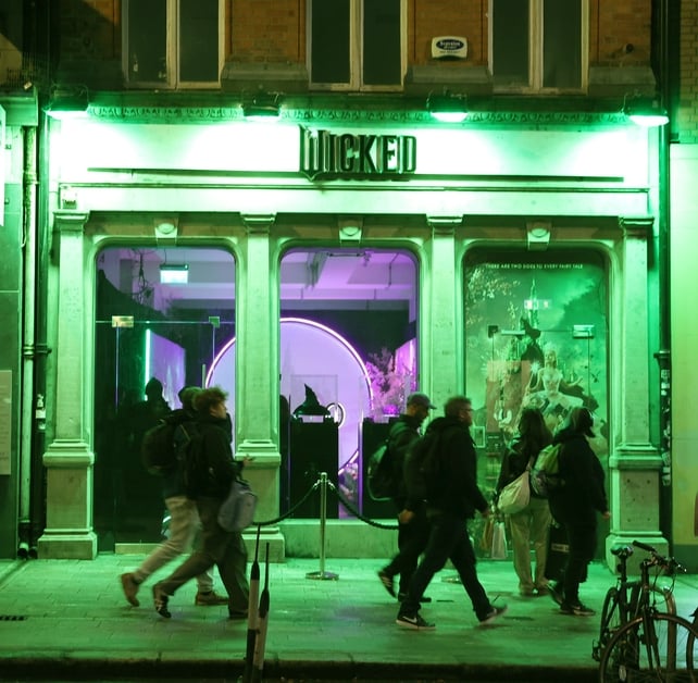 Wicked pop-up opens on Dublin's Grafton Street