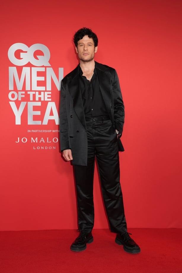 James Norton attends the GQ Men of the Year photocall at Kensington Roof Gardens, London