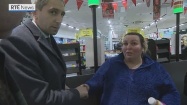 Harris faces tense exchange in Kanturk