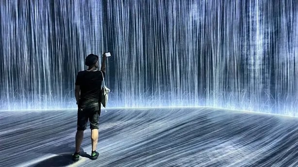 The teamLab immersive and interactive installation at the Superblue centre (Ben Mitchell/PA)