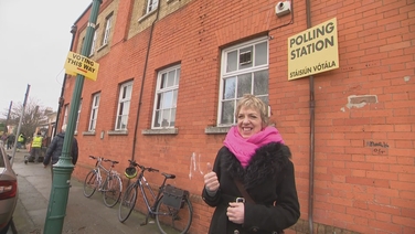 Ivana Bacik casts vote in General Election