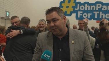First-time TD John Paul O'Shea elected to Dáil Éireann