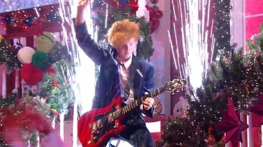 Thunderstruck! The roof was blown off the Toy Show studio during this epic performance