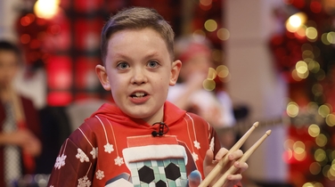 Ollie Hickey from Enfield kicks off the Toy Show Appeal