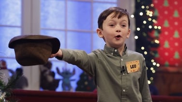 Leo from Leitrim had quite the story to tell on the Late Late Toy Show