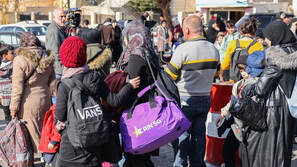 Following the outbreak of the Syrian civil war, over one million refugees fled into Europe (file image)