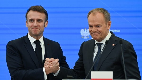 Macron said Europe needs to work very closely with the US administration regarding Ukraine