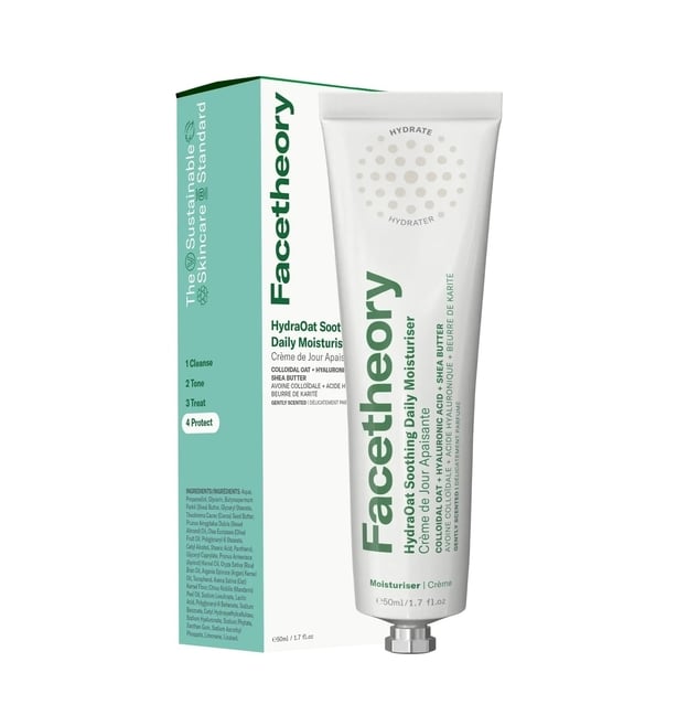 Hydrating oat facial moisturiser