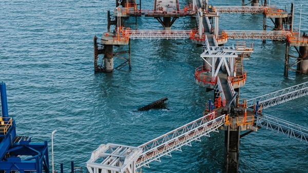 Christopher Williams took a series of photos of the damage to the berth at Holyhead
