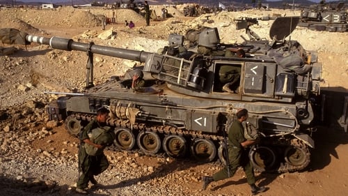 The Israeli army at the IsraeI-Lebanon In November 1992