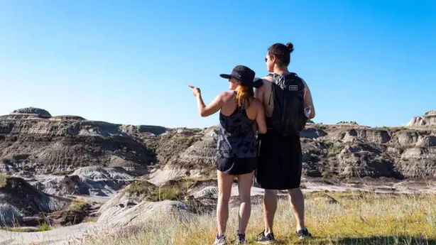 Dinosaur Provincial Park in Alberta is known for its extensive fossil beds (Alamy/PA)