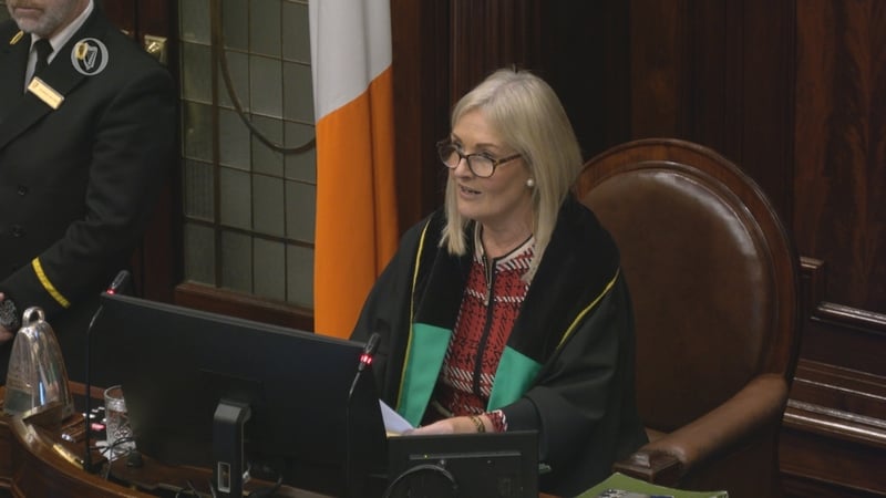 Toghadh an Carmanach Verona Murphy ina Ceann Comhairle tráthnóna inniu