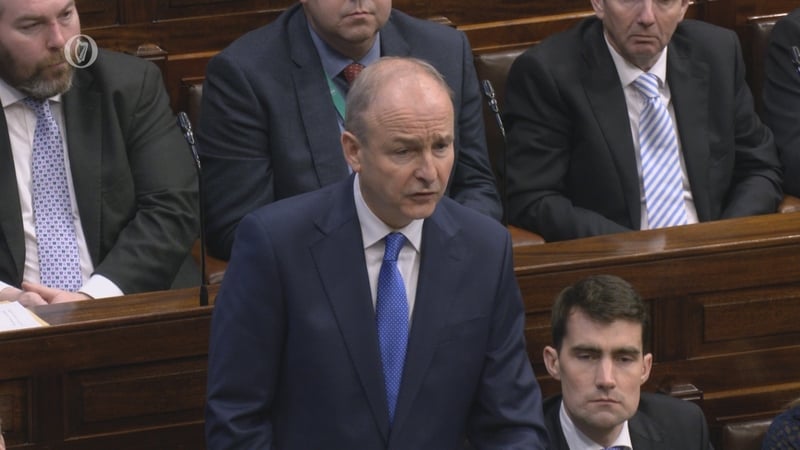 Ceannaire Fhianna Fáil Micheál Martin