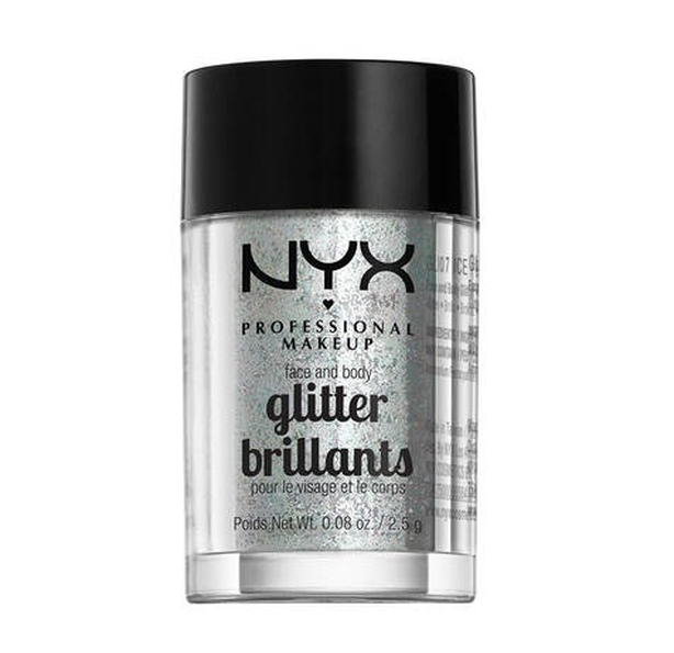 Loose silver glitter