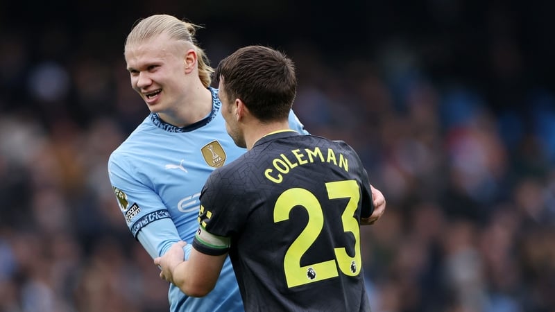 Coleman coy on Haaland chat as he talks up Toffees