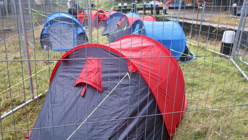 Asylum applicants repeatedly set up camp along the canal in Dublin (File image: RollingNews.ie)