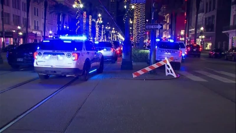 10 dead after vehicle driven into crowd in New Orleans