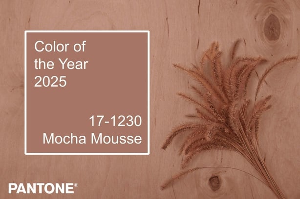 Pantone Colour of the Year 2025 - Mocha Mousse