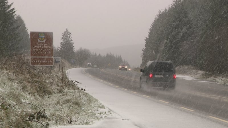 Up to 10cm of snow expected to fall in some areas