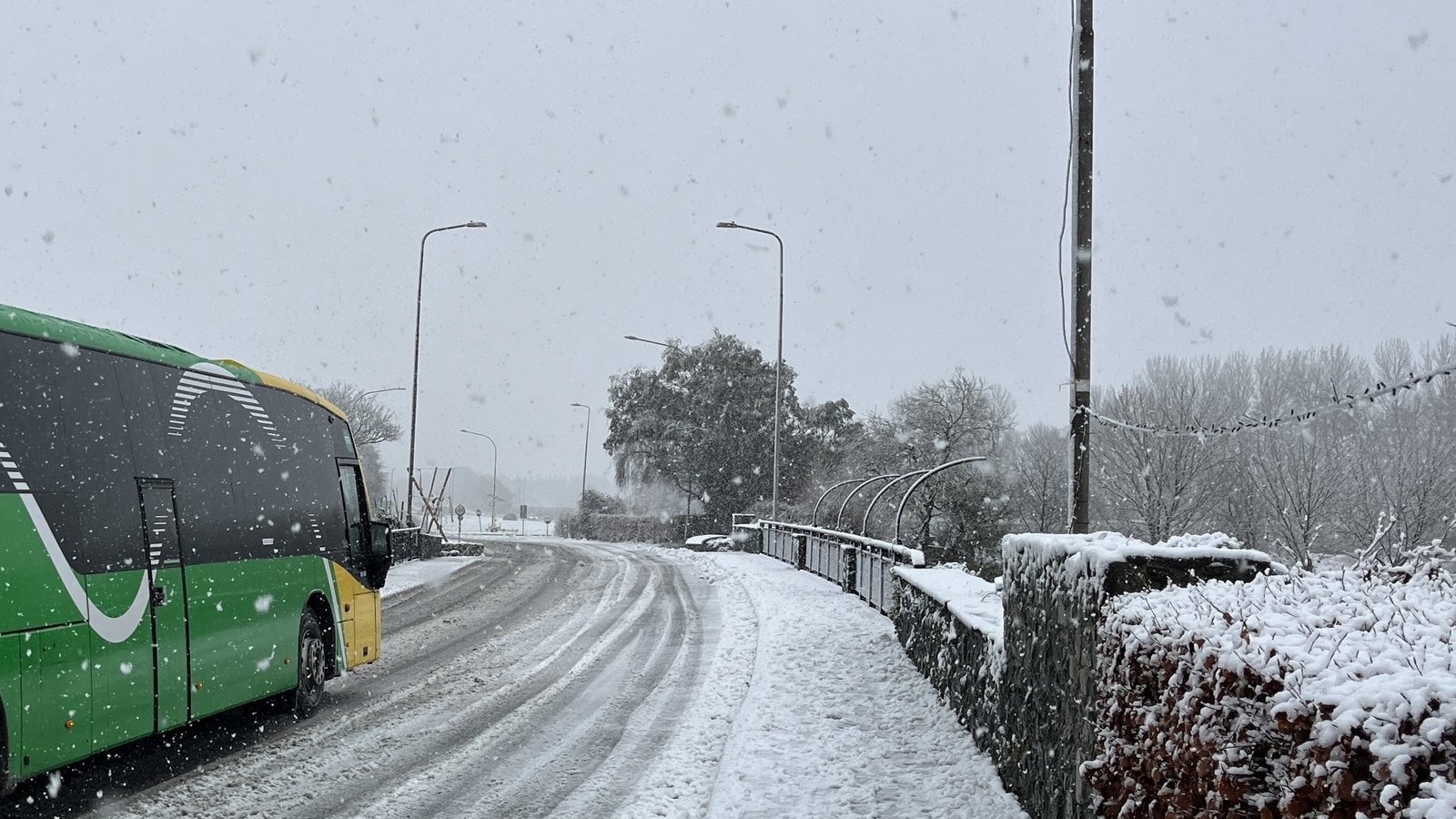 Travel disruption and power outages amid low temperatures