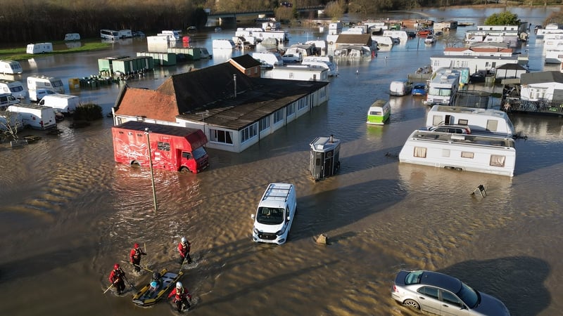 Danger to life flood warning issued for parts of UK