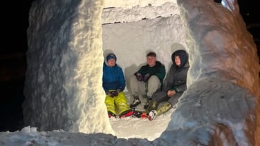 Cork teens build igloo to chill out in during cold snap