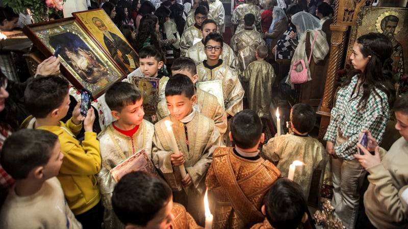 Orthodox Christians mark a sombre Christmas in Gaza