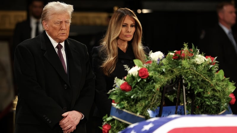 Trump pays respects to late US president Jimmy Carter