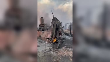 Irish man in LA captures devastation around his home