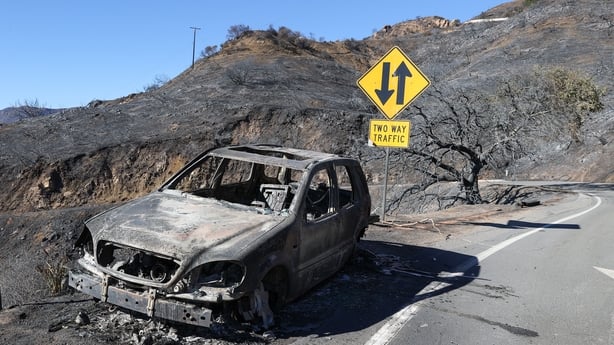 Multiple simultaneous wildfires devastate Los Angeles County neighborhoods