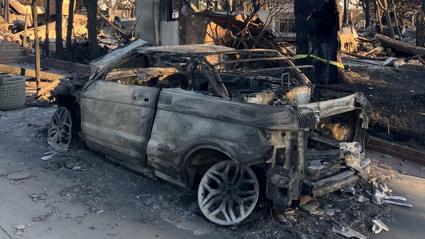 Destruction is Altadena in LA