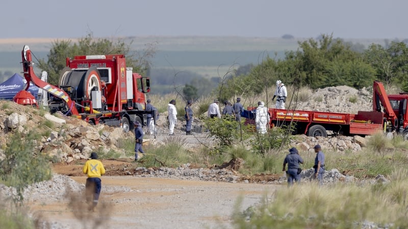 36 bodies, 82 survivors pulled from mine in South Africa